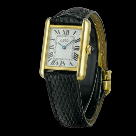 cartier must vermeil|cartier americaine tank.